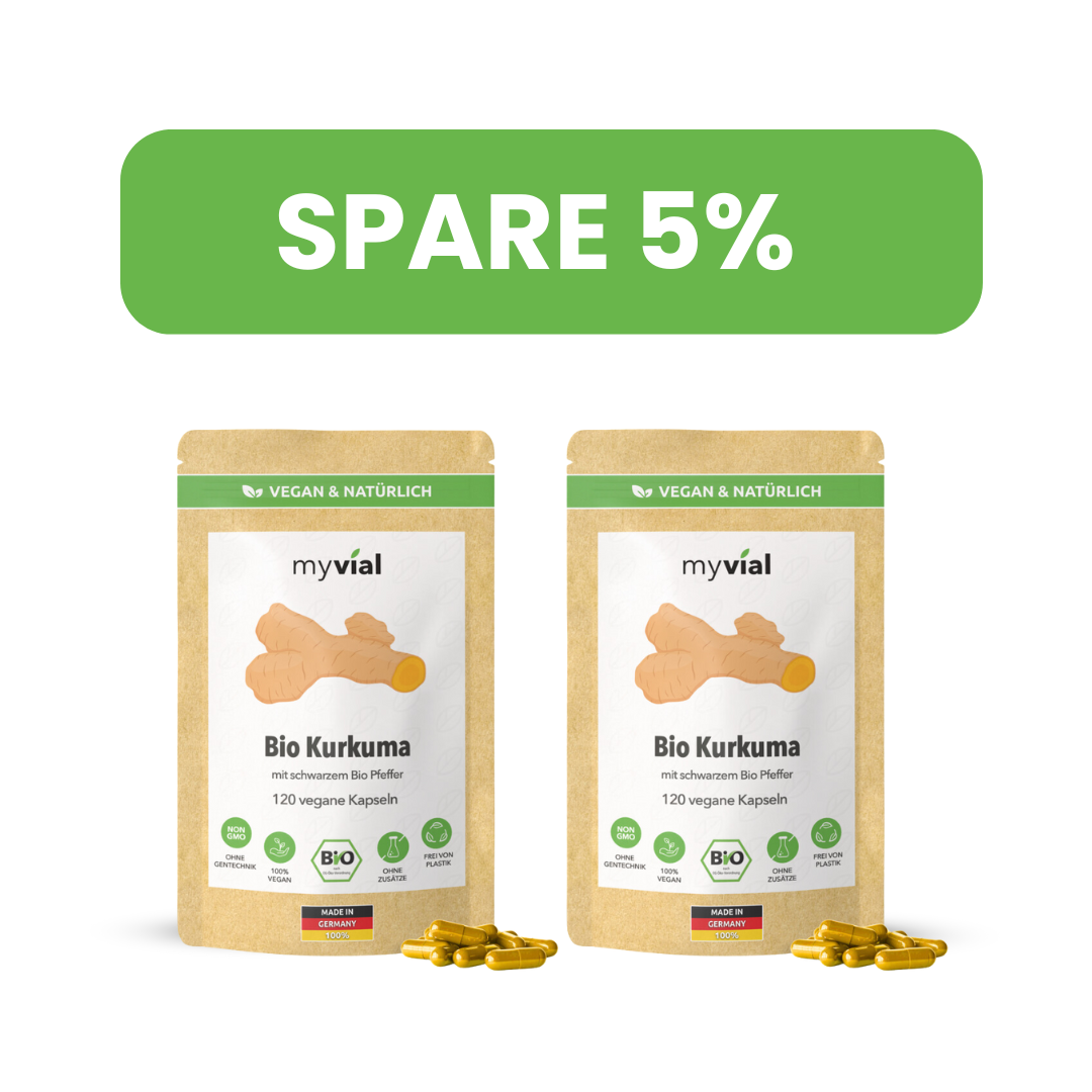 Organic Turmeric Capsules with Organic Black Pepper