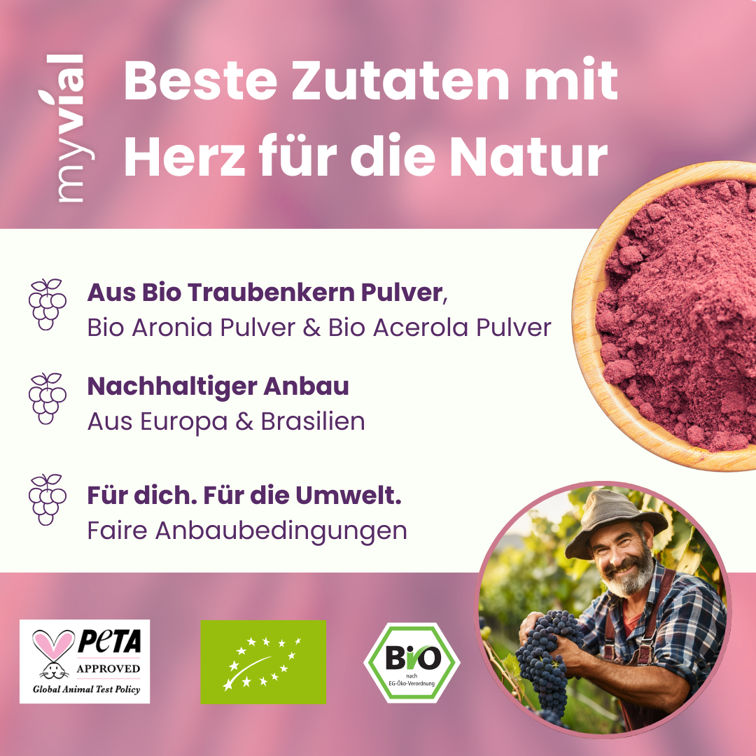 Bio OPC Capsules – With Grape Seed, Aronia Powder & Vitamin C