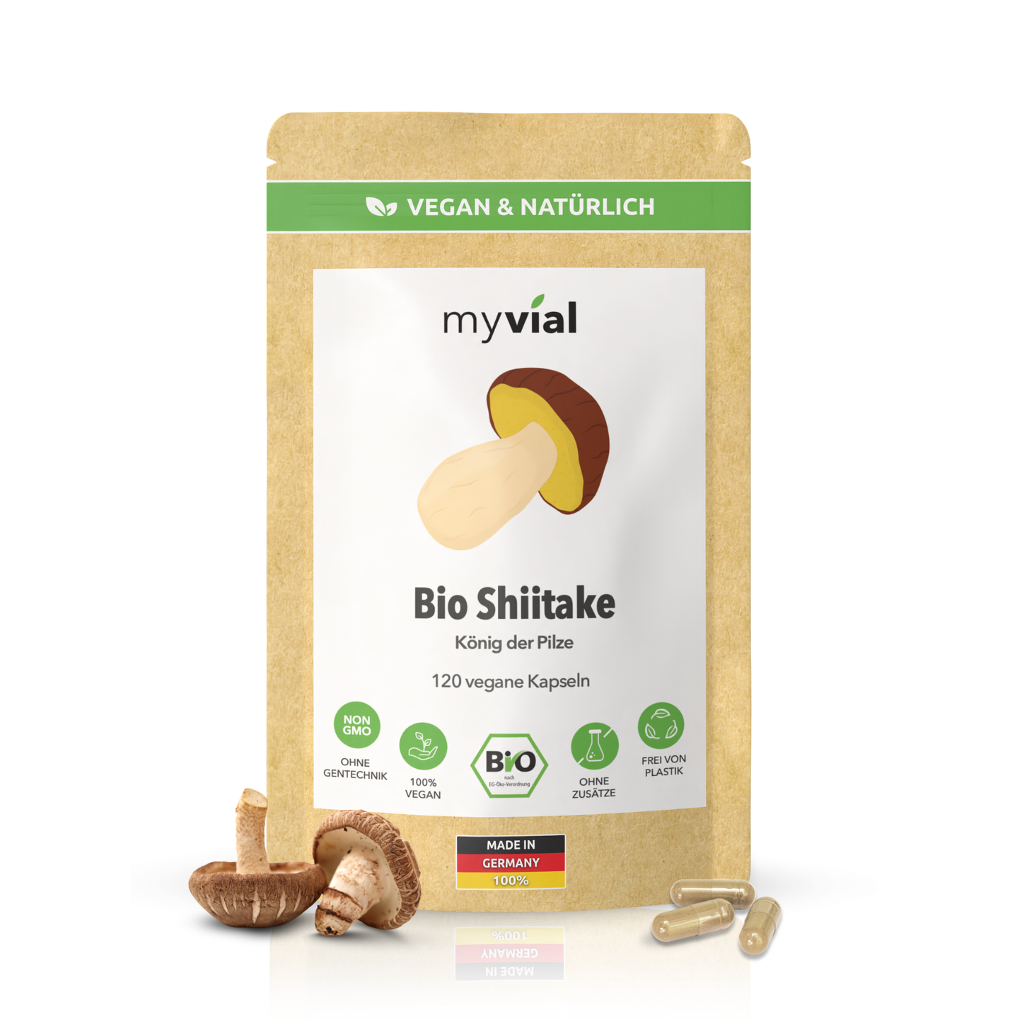 Organic Shiitake Capsules