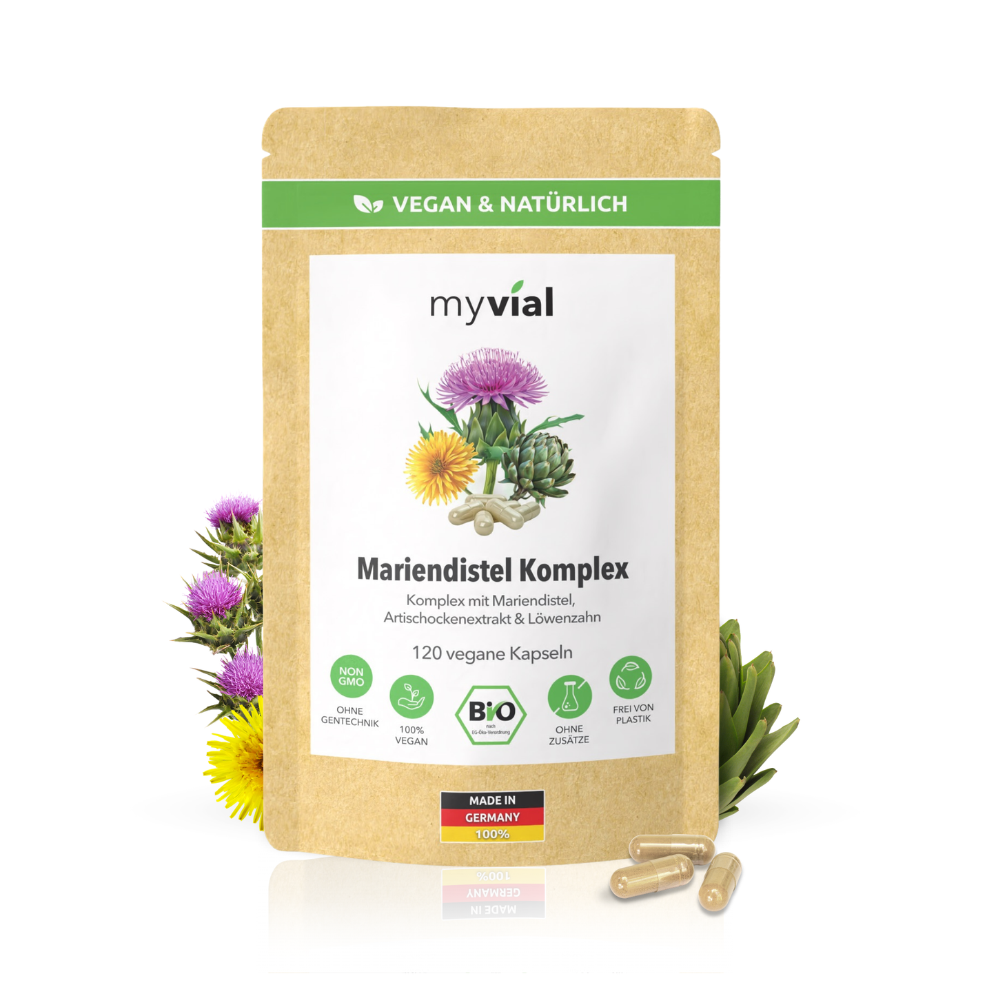 Organic Milk Thistle Liver Complex Capsules