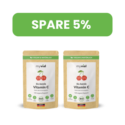 Organic Vitamin C Capsules from Acerola