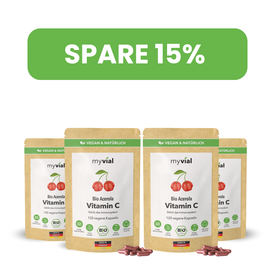 Organic Vitamin C Capsules from Acerola