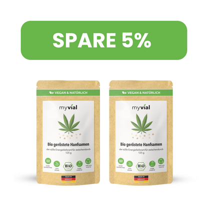 Organic roasted sweet hemp seeds