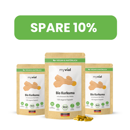 Organic Turmeric Capsules with Organic Black Pepper