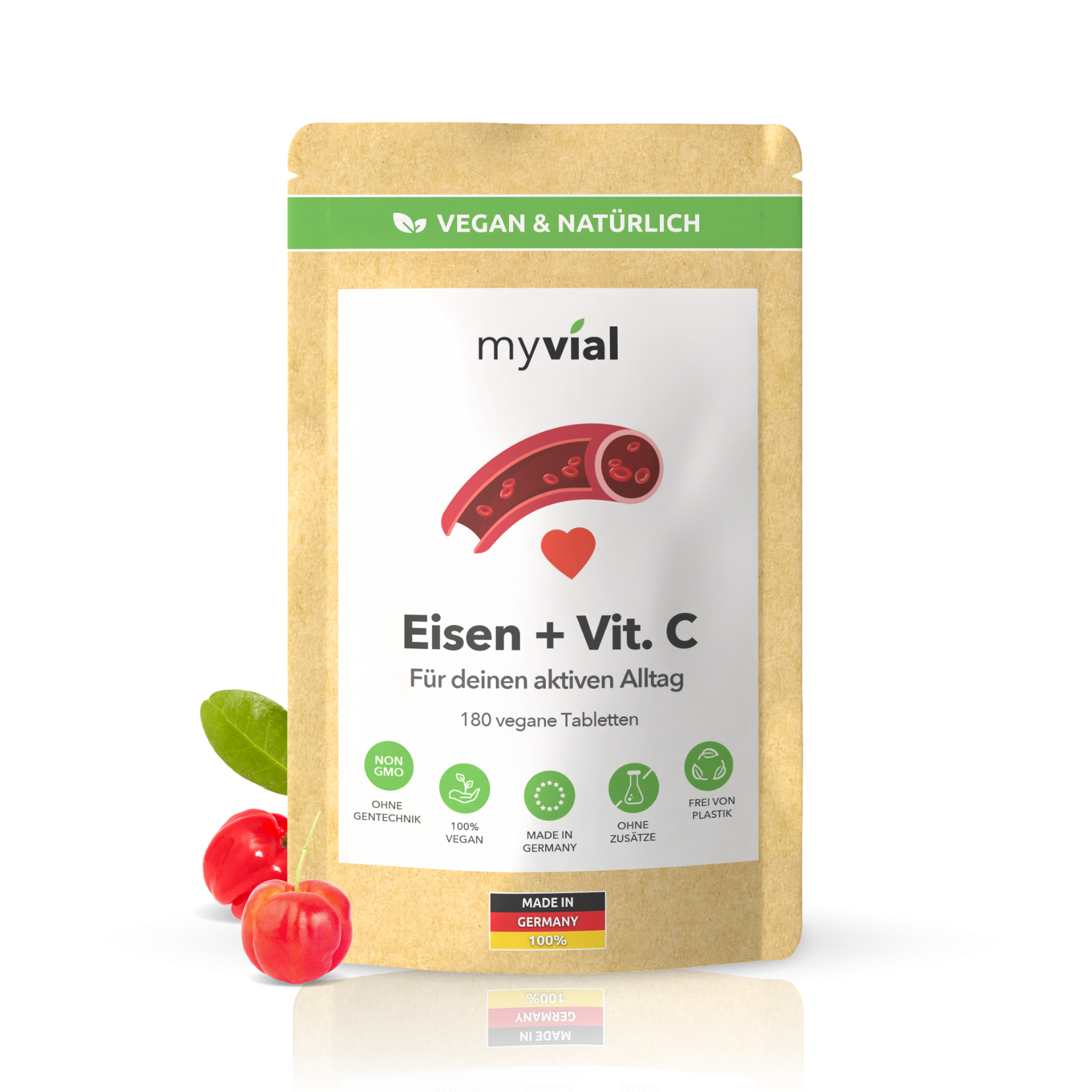 Eisen + Vitamin C Tabletten