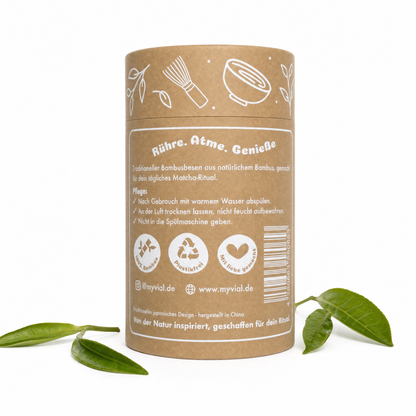 Premium Matcha Besen (Chasen) aus Bambus