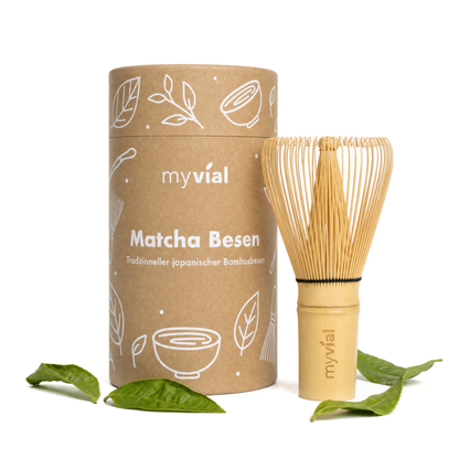 Premium Matcha Besen (Chasen) aus Bambus