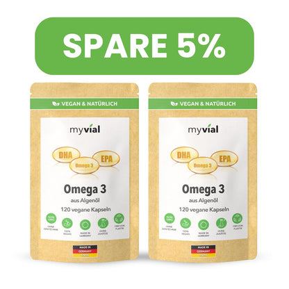 Omega 3 Capsules from Algae Oil - Vegan