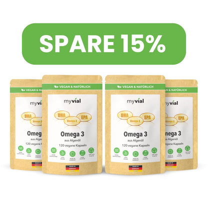 Omega 3 Capsules from Algae Oil - Vegan