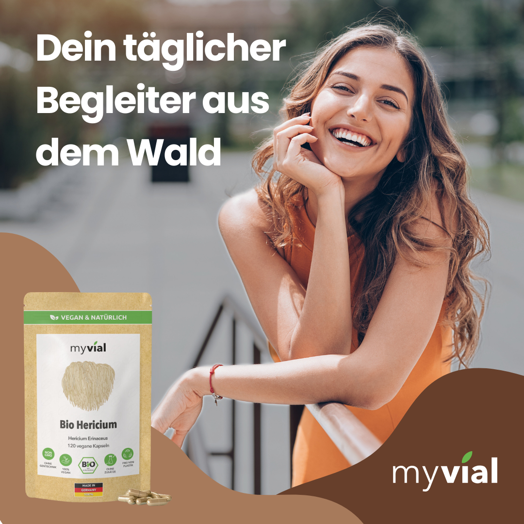 Bio Hericium Kapseln Lionsmane