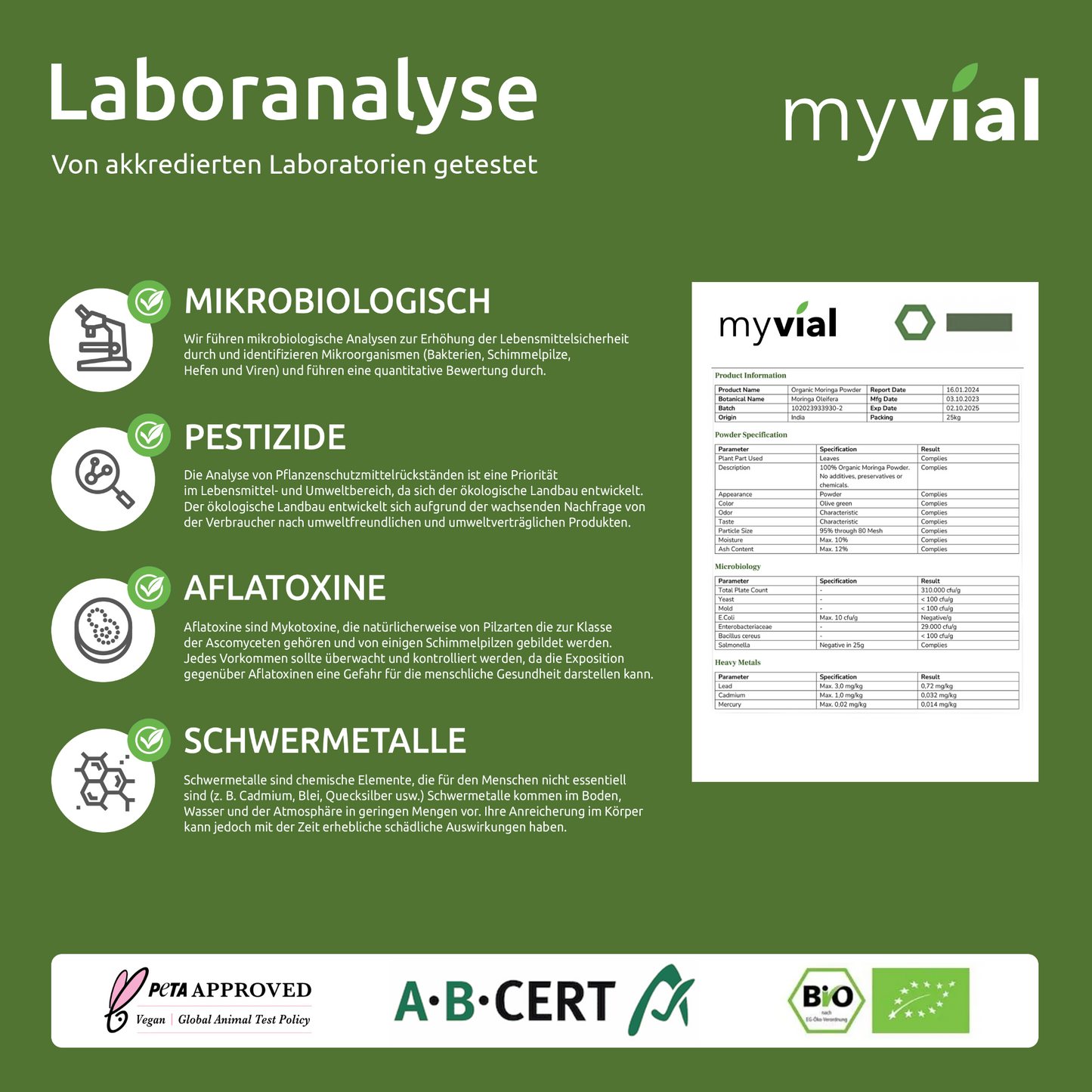 Organic Moringa Capsules